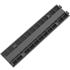 Cable Protector Ramp, 5 Packs 2 Channels Speed Bump Hump, Rubber Modular Speed Bump Rated 11000 LBS Load Capacity, Protective Wire Cord Ramp Driveway Rubber Traffic Speed Bumps Cable Protector