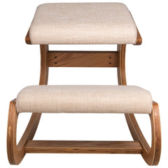 Ergonomic Kneeling Chair Heavy Duty Better Posture Kneeling Stool Office Chair Home for Body Shaping Relieveing Stress Meditation Desk Computer Kneeling Stool Chair