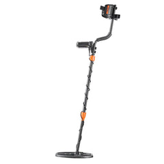 Metal Detector for Adults, 254 mm, Professional High Accuracy Gold Detector, IP68 Waterproof Search Coil with Display, Headphones, 5 Modes, Adjustable Length, for Detecting Gold Treasure Hunting