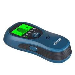 Stud Finder Wall Scanner, 5 in 1, Electronic Wall Stud Detector with Smart Sensor, High-Definition LCD Display and Audio Alarm, for the Center and Edge of Metal, AC Wire, Joists, Pipes, Blue