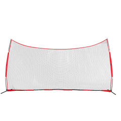 Barricade Backstop Net, 20x10 ft Ball Sports Barrier Netting, Portable Practice Equipment with Carry Bag, Protection Screen for Baseball Softball Lacrosse Soccer Hockey Training, for Backyard