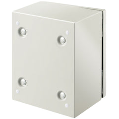 NEMA Steel Enclosure, 25 x 20 x 15 cm NEMA 4X Steel Electrical Box, IP66 Waterproof & Dustproof, Outdoor/Indoor Electrical Junction Box, with Mounting Plate
