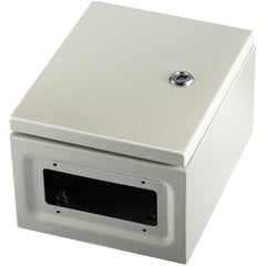 NEMA Steel Enclosure, 25 x 20 x 15 cm NEMA 4X Steel Electrical Box, IP66 Waterproof & Dustproof, Outdoor/Indoor Electrical Junction Box, with Mounting Plate