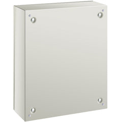 NEMA Steel Enclosure, 50 x 40 x 15 cm NEMA 4X Steel Electrical Box, IP66 Waterproof & Dustproof, Outdoor/Indoor Electrical Junction Box, with Mounting Plate