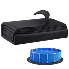 21ft Round Pool Liner Pad, Pool Liner Pad for Above Ground Swimming Pools, Extra-Thick Pool Mat, Prevents Punctures, Recycled Geotextile Material Underlayment Pad, Extend Liner Life