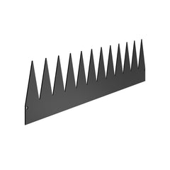 Steel Landscape Edging, 4 Packs 40 x 6 in Rust-Resistant Metal Landscape Edging, Bendable Garden Edging Border, Heavy Duty Lawn Edging, Easy-to-Install, Flower Bed Yard Pathway Divider Black
