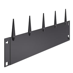 Steel Landscape Edging, 5 Packs 990 x 207 mm Rust-Resistant Metal Landscape Edging, Bendable Garden Edging Border, Heavy Duty Lawn Edging, Easy-to-Install, Flower Bed Yard Pathway Divider Black