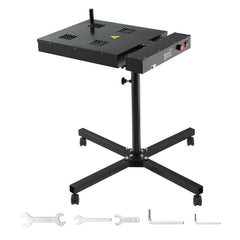 Flash Dryer, 18 x 25 inch Flash Dryer for Screen Printing, High Power Silk Screen Printing Dryer with Height Adjustable Stand, 360° Rotation, X-Shaped Base, Steel T-Shirt Curing Machine