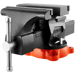 203 mm Bench Vice Multipurpose Heavy Duty Ductile Iron Swivel Locking Base