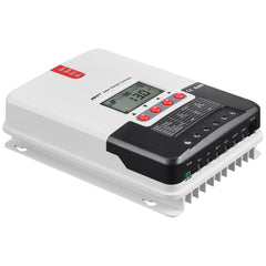 20A MPPT Solar Charge Controller, Auto DC Input, Solar Panel Regulator Charger with LCD Display Temperature Sensor Cable, for Sealed(AGM), Gel, Flooded and Lithium Battery Charging