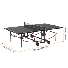 Ping Pong Table Foldable Table Tennis Game Table Indoor Outdoor with Net