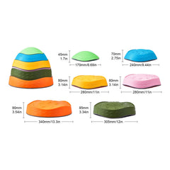 Kids Balance Stepping Stones Sensory Obstacle Course 6 PCS Outdoor Indoor