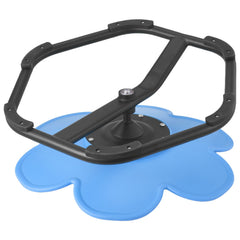 Kids Swivel Chair, 220 lbs Capacity, Flower Shape Sensory Spinning Chair, Autistic Kids Sensory Toy Seat with Non-Slip Metal Base, Toddler Sit & Spin Seat for Coordination Balance Focus, Blue