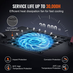 CO2 Laser Power Supply, 100W, Power Supply for 100W Laser Tube, Constant Current Protection, Open Circuit Protection, Fast Heat Dissipation, Compatible for Multi-brand Laser Engravers & Cutters