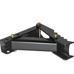 45.7 cm Backhoe Thumb, 12 mm Teeth Thickness Heavy Duty Excavator Thumb, Black Steel Weld On Thumb Attachments with 12mm Bolt-On Design Adjustable Mechanical Thumb for Backhoe/Excavator