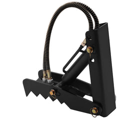 Hydraulic Backhoe Thumb, 45.7cm 1.27cm Thickness Heavy Duty Excavator Thumb, Black Steel Weld On Thumb Attachments with Hydraulic Cylinder, Mechanical Hydraulic Thumb for Backhoe/Excavator