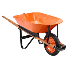 Wheelbarrow Cart One Wheel Garden Dump Cart 330 lbs Yard Utility Cart