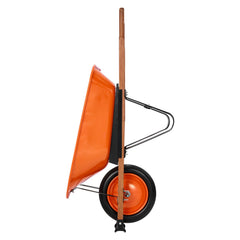 Wheelbarrow Cart One Wheel Garden Dump Cart 330 lbs Yard Utility Cart
