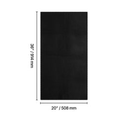 Carbon Felt Welding Blankets, 2-Pack 508mm x 914mm Flame Retardant Welding Blanket, Up to 1800°F Heat Resistant Safety Protection Blanket, 3.5mm Thickened Carbon Fiber Fireproof Insulation Mat