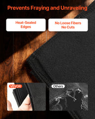 Carbon Felt Welding Blankets, 2-Pack 508mm x 914mm Flame Retardant Welding Blanket, Up to 1800°F Heat Resistant Safety Protection Blanket, 3.5mm Thickened Carbon Fiber Fireproof Insulation Mat