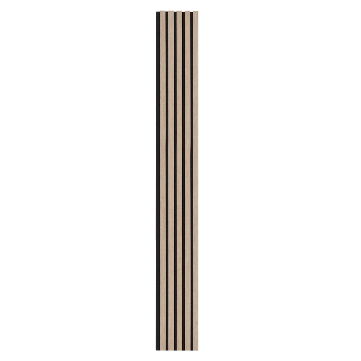 Wood Slat Acoustic Panels, 7.9 x 94.5 inch, MDF Accent Wooden Wall Panels for Modern Interior Wall Decor, Faux Wood Wall Board Panels for Noise Reduction, Silver Wood