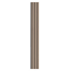 Wood Slat Acoustic Panels, 7.9 x 94.5 inch, MDF Accent Wooden Wall Panels for Modern Interior Wall Decor, Faux Wood Wall Board Panels for Noise Reduction, Silver Wood