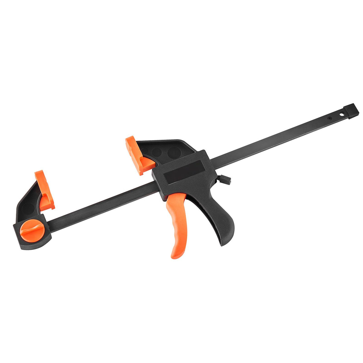 Bar Clamps for Woodworking, 2-Pack 30.48 cm and 2-Pack 15.24 cm, One-Handed Clamp/Spreader, Quick-Grip F-Clamp with 70 kg Load Limit, Premium Plastic and Steel, for Woodworking Metal working