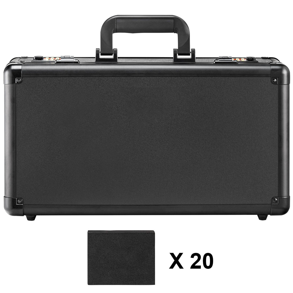 Graded Card Storage Box, 4 Slots, Graded Sports Cards Holder Carrying Case with Coded Lock Foam Dividers, for 108 PSA Graded Cards 76 BGS Cards 84 SGC Cards 388 Top Loaders or 999+ Loose Cards