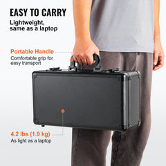 Graded Card Storage Box, 4 Slots, Graded Sports Cards Holder Carrying Case with Key Lock Foam Dividers, for 108 PSA Graded Cards 76 BGS Cards 84 SGC Cards 388 Top Loaders or 999+ Loose Cards
