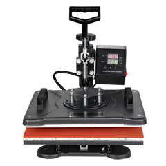 1400W Heat Press Machine 8 In 1 Sublimation Steel Frame Heat Presses with Temperature And Time Control (12X15INCH 8IN1)
