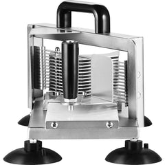 Commercial Tomato Slicer, 3/16 inch Tomato Cutter Slicer, Stainless Steel Heavy Duty Tomato Slicer Machine, Manual Tomato Slicer with Non-slip Feet, for Cutting Tomatoes, Cucumbers, Bananas