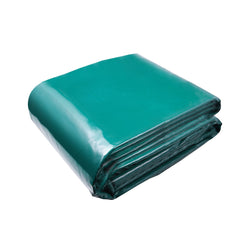 PVC Waterproof Tarp, 16.5 x 29.5 ft Heavy Duty PVC Tarpaulin, Tear-Proof and Weather-Proof, with Grommets and Reinforced Edges for Canopy Boat RV Tent Shelter Trailer Truck Cover, Green