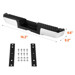 Rear Step Bumper Steel Bumper for 2008-2016-Ford F250/Ford F350 Super Duty