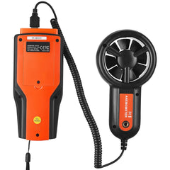 Split Handheld Anemometer, Digital Wind Speed CFM Meter Gauge with LED Backlight Screen, Measures Wind Velocity Wind Temperature Air Flow Wind Chill, for Sailing Surfing Flying HVAC