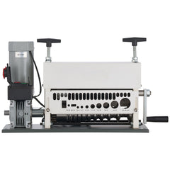 Electric Wire Stripper Machine, 1.5-40 mm, 11 Channel Automatic Copper Cable Stripper, 370W Wire Stripper Tool with Manual Hand Crank Mode, Emergency Stop Button, for Scrap Copper Recycling
