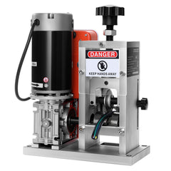 Electric Wire Stripping Machine, 1.5-40 mm, 400W Automatic Motorized Cable Stripper, 9.84 IPS (15 m/min) Wire Peeler with Alloy Blades, V-Shaped Rollers, Cooling Fan, for Scrap Copper Recycling