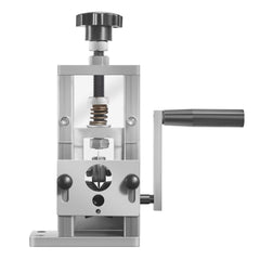 Manual Wire Stripping Machine, 1.5-25 mm, Copper Stripper with Hand Crank or Drill Powered, 64Mn Quenched Blades, 45# Steel Rollers, Aluminum Alloy Frame Wire Peeler, for Scrap Copper Recycling