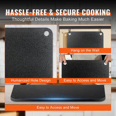 Pizza Steel 16"x14.5"x1/4" Pre-Seasoned Carbon Steel Pizza Baking Stone
