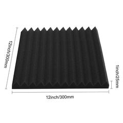 Acoustic Foam Panels 52 Pack 12 x 12 x 1 in for Studio Wall and Ceiling