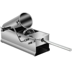 Manual Sausage Stuffer, 5 L / 11 LBS Horizontal Sausage Machine, Dual-Speed Meat Stuffer, Made of Food-Grade 304 Stainless Steel, Includes 5 Stuffing Tubes, for Home Kitchen Restaurant Commercia