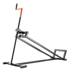 Ride on Lawn Mower Lift Jack, 880 Lbs Weight Capacity, Telescopic Maintenance Jack with Crank Handle & Power Tool Handle, Foldable Lawn Tractor Lifter for Lawn Mowers and Garden Tractors, Black