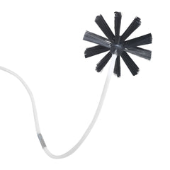 22 Pieces 9.1M Dryer Vent Cleaner Kit, Include 3 Different Sizes Flexible Lint Trap Brush, Reinforced Nylon Duct Cleaning Dryer Vent Brush, Dryer Cleaning Kit with Clamp Connectors