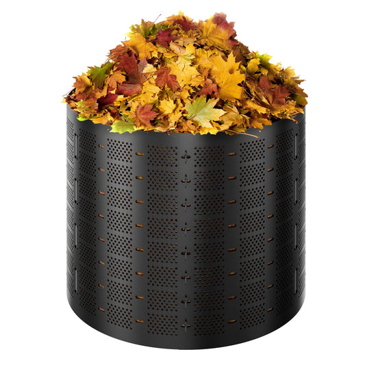 Compost Bin 1000 L, Outdoor Expandable Composter, Easy to Setup & Large Capacity Composting Bin, Fast Creation of Fertile Soil