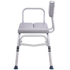 Tub Transfer Bench for Bathtub 500lbs, Shower Seats for Adults, Lightweight Shower Bench for Elderly and Disabled with Padded Seat, Non-Slip Bath Seats with Armrest and Reversible Backrest