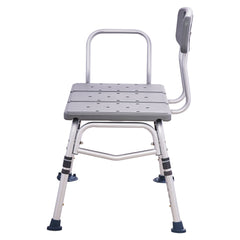 Tub Transfer Bench for Bathtub, Adjustable Shower Seats for Adults, Lightweight Shower Bench for Elderly and Disabled, Non-Slip Bath Seats with Armrest and Reversible Backrest, 400lbs Capacity
