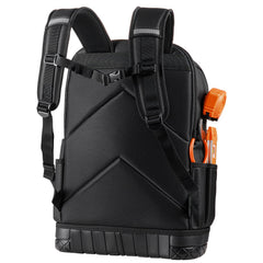 Tool Backpack, 65 Pockets, Heavy-duty Tools Storage Organizer Work Bags with Laptop Compartment & Molded Base, Electrician Jobsite Backpack for Electrician, Repairman, and HVAC Techs
