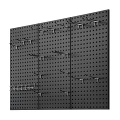 Metal Pegboard Panels609.6 x 304.8 mm3 Panels Wall Organizer for Home