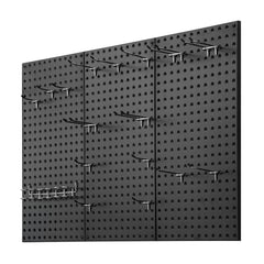 Metal Pegboard Panels609.6 x 304.8 mm3 Panels Wall Organizer for Home