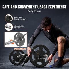 Safety Squat Bar, 318kg Fitness Squat Bar, Safety Squat Bar Attachment with Shoulder and Arm Pads, 28mm Diameter Weight Bar, Ideal for Front Squats, Lunges, Rehab, Physical Therapy