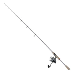 Rod and Fishing Reel Combo, IM6 Fiberglass & Carbon Fiber Spinning Rod and Reel Combo, Bass Fishing Pole with 2m Two-Piece Rods, 6+1 Ball Bearings, Stainless Steel Guides with Ceramic Rings